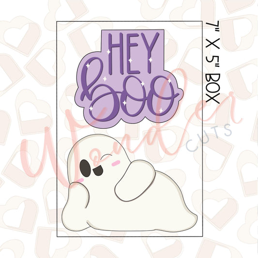 Hey Boo Set of 2 Cookie Cutter