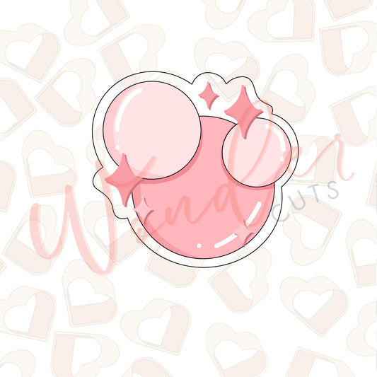 Pink Bubbles Cookie Cutter