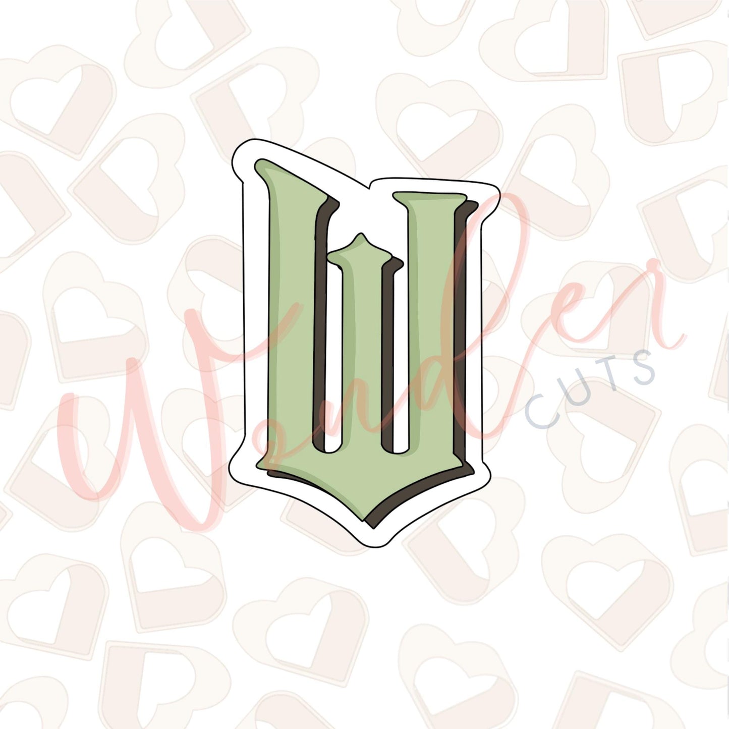 W Logo Cookie Cutter