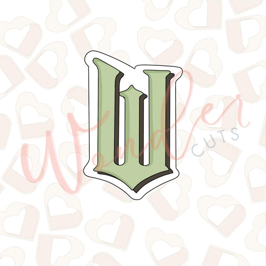 W Logo Cookie Cutter