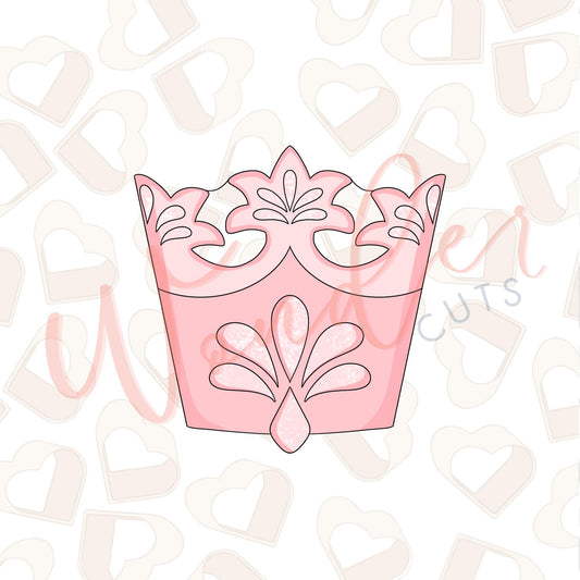 Pink Witch Crown 2 Cookie Cutter