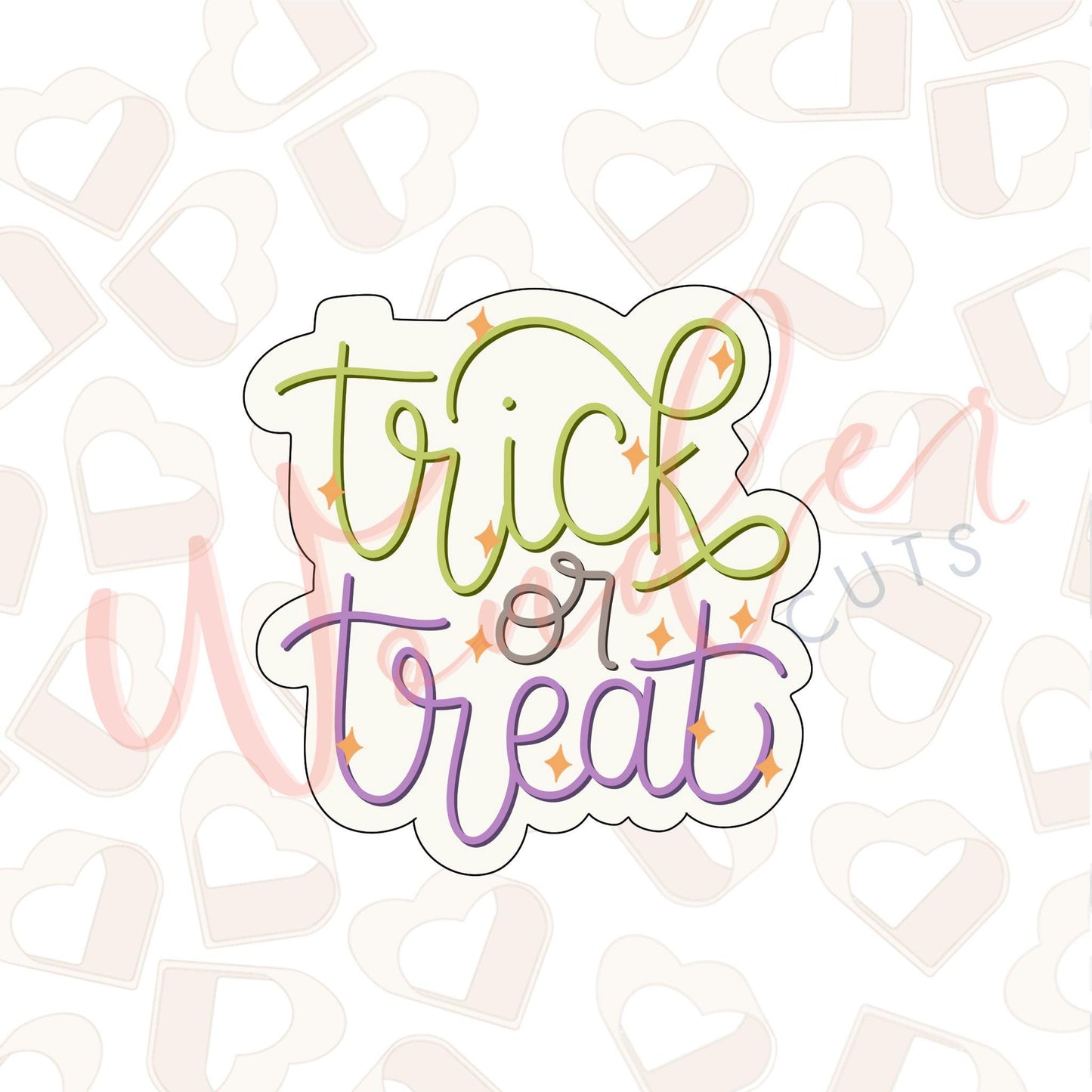 Simple Trick or Treat Cookie Cutter