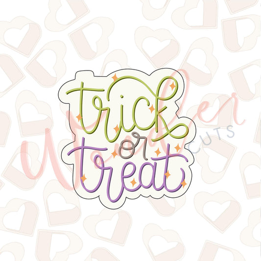 Simple Trick or Treat Cookie Cutter