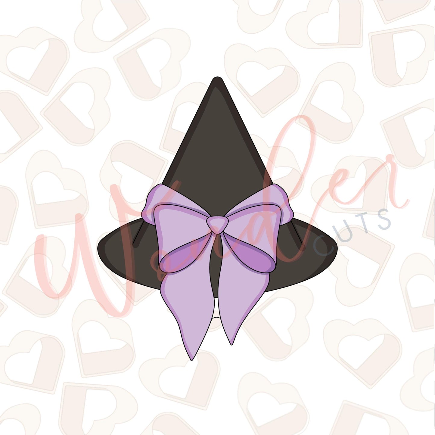 Girly Witch Hat Cookie Cutter