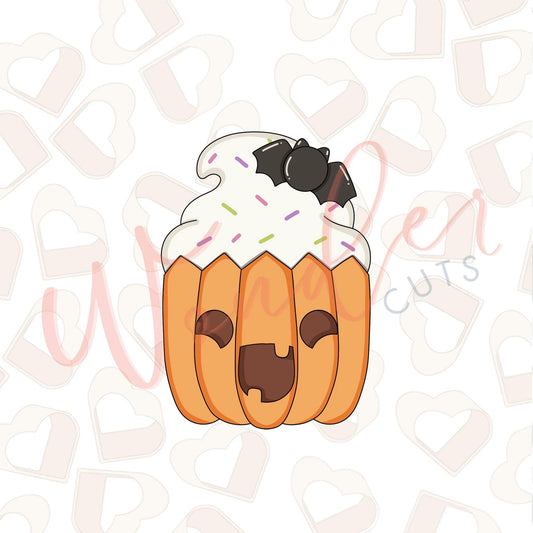 Pumpkin Cupcake Cookie Cutter