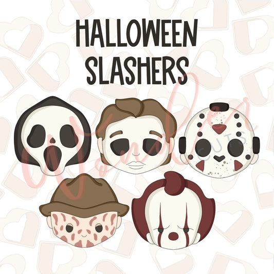 Halloween Slashers Set of 5 Cookie Cutter