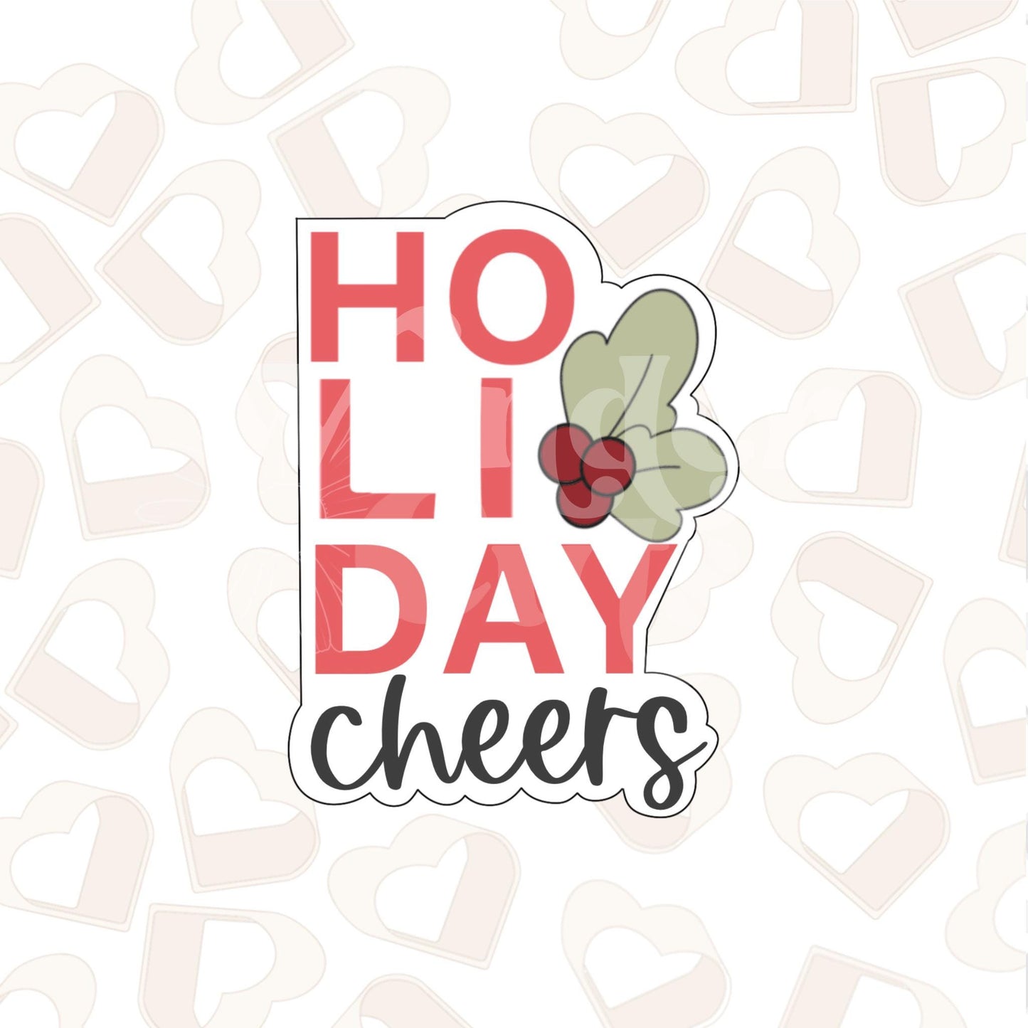 Holiday Cheers Cookie Cutter
