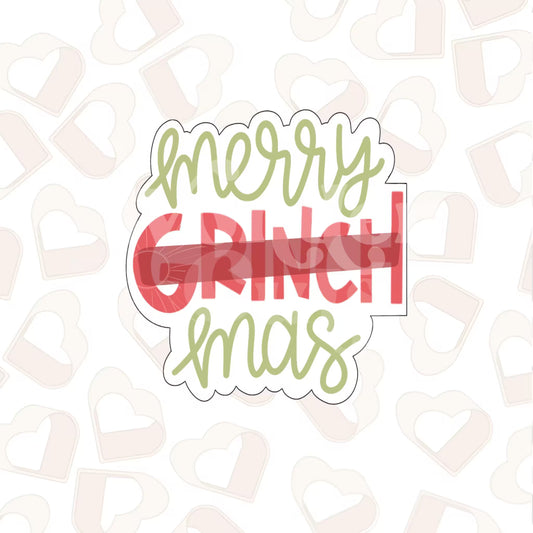 Merry Fuzzy Green Cookie Cutter
