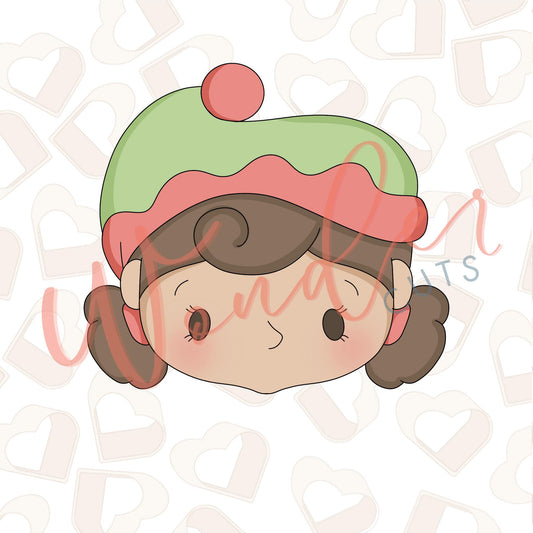 2025 Girl Elf Cookie Cutter