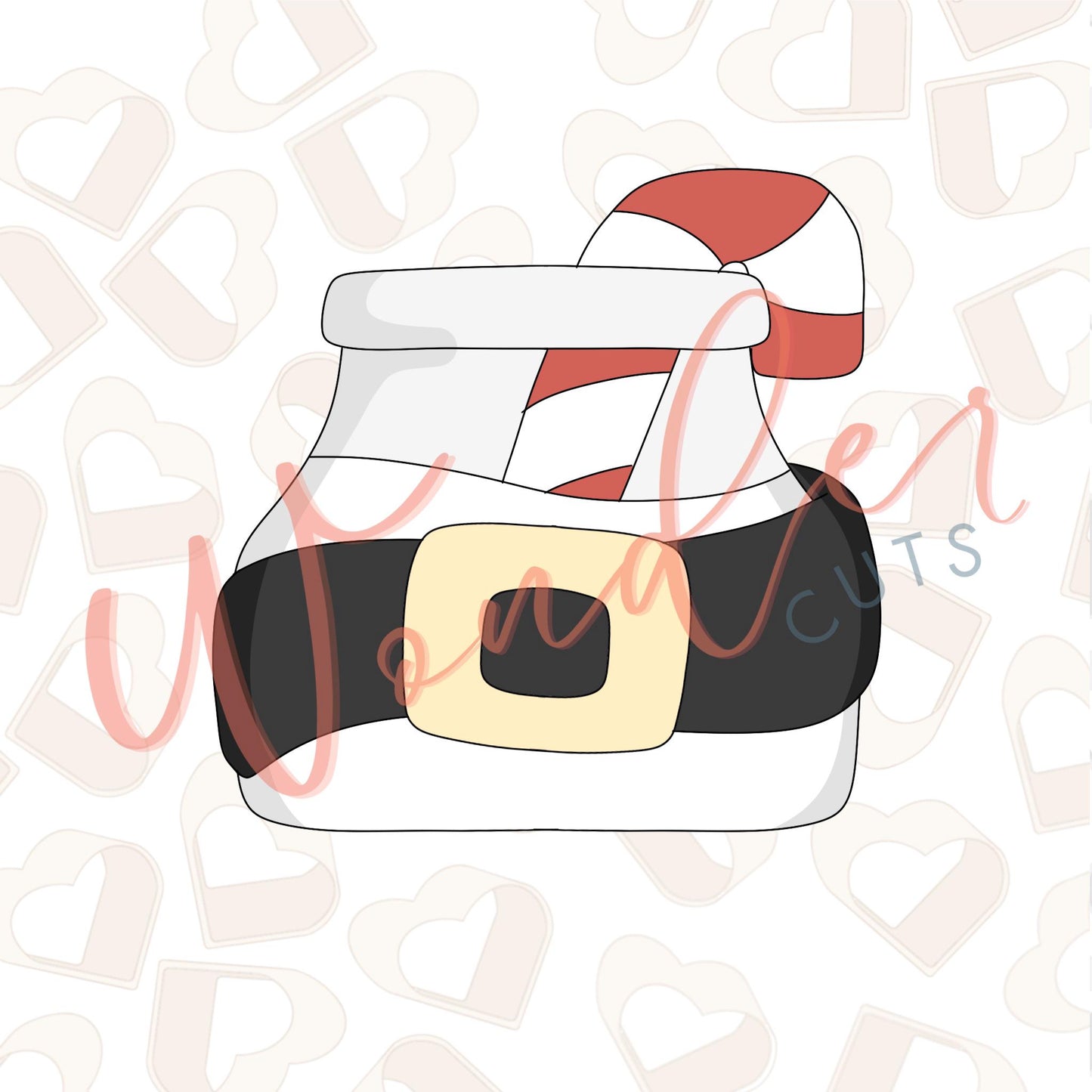 Chubby Santa Milk Cookie Cutter