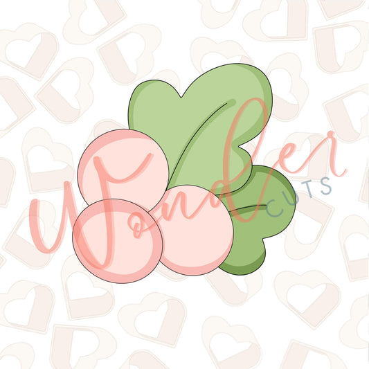 Simple Holly Berries Cookie Cutter