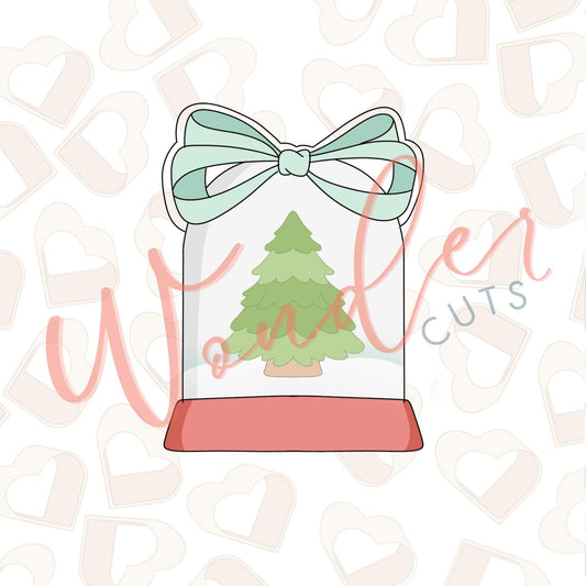 Coquette Snowglobe Cookie Cutter