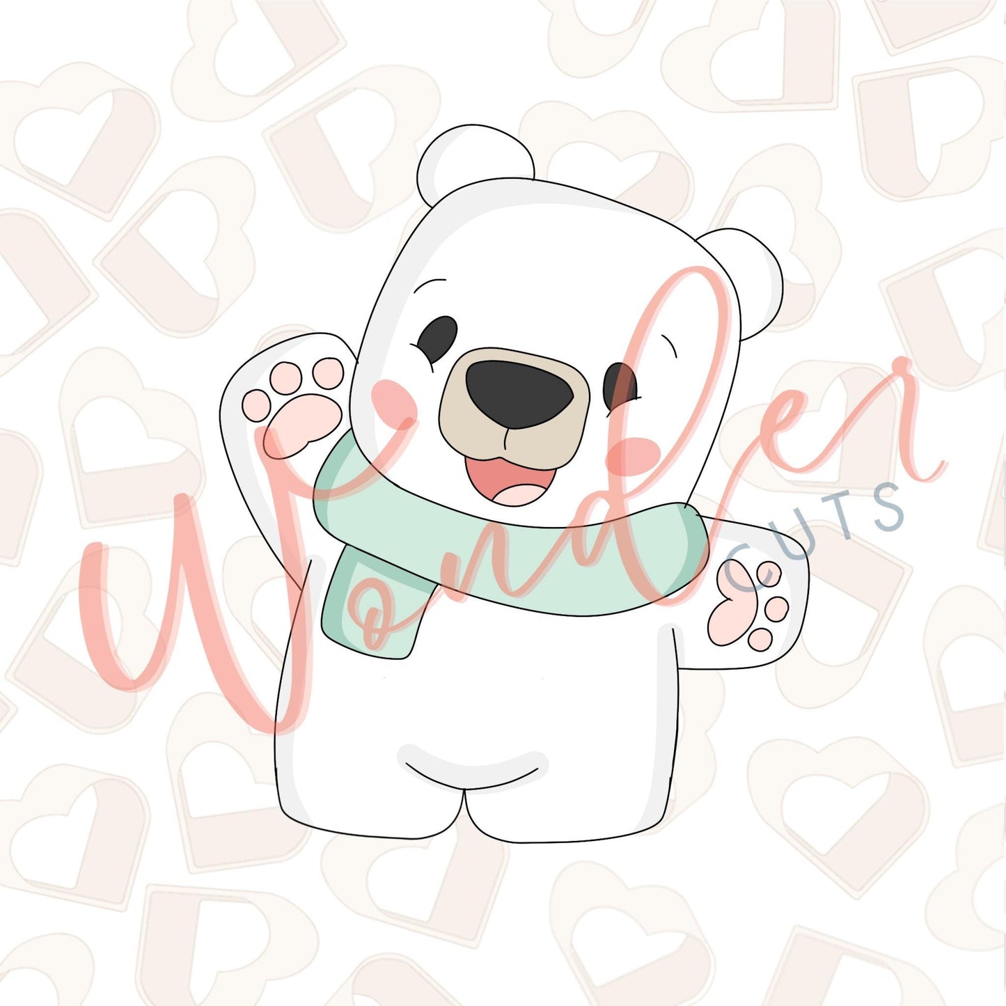 Happy Bear Cookie Cutter