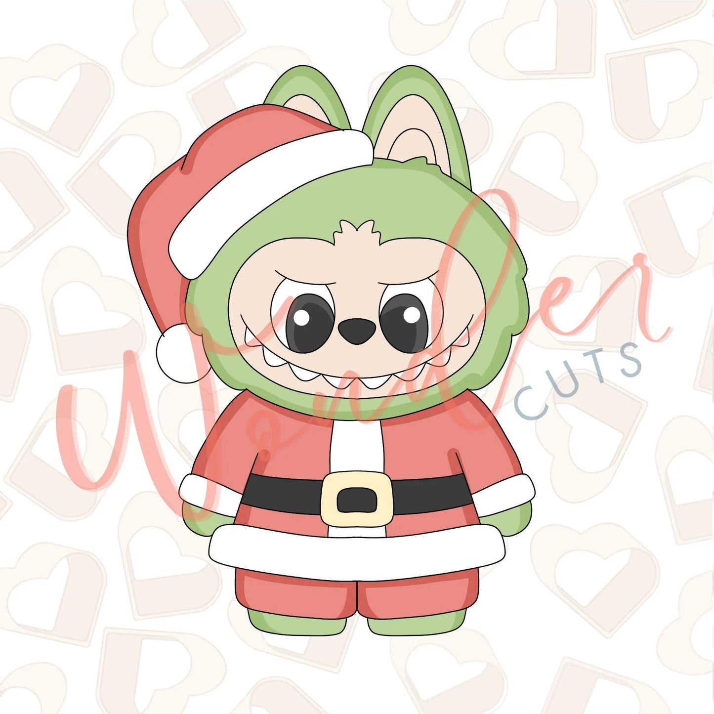 Santa Plushy Monster Cookie Cutter
