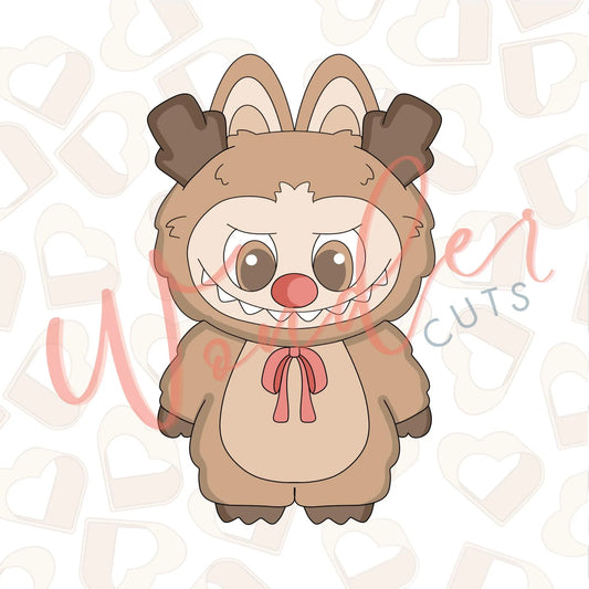Reindeer Plushy Monster Cookie Cutter