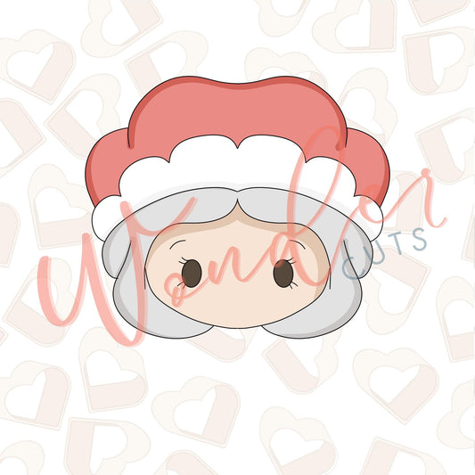 2025 Mrs Claus Cookie Cutter