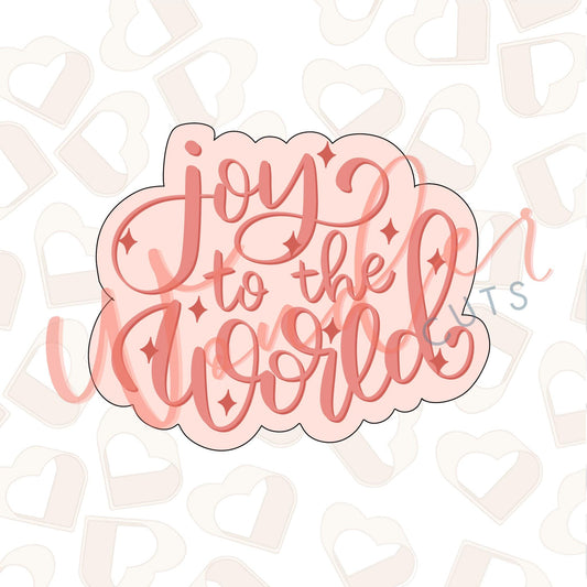 Joy to the World Cookie Cutter
