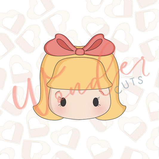 Christmas Girl Cookie Cutter