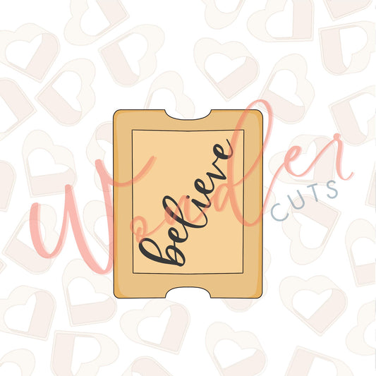Gold Ticket Cookie Cutter