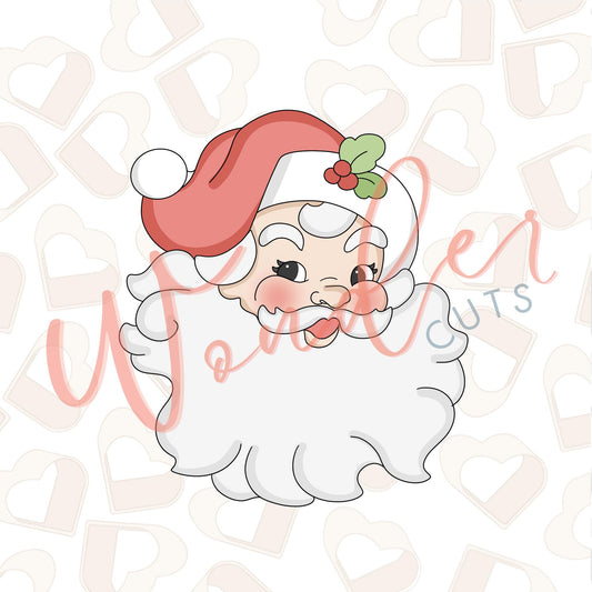 Vintage Santa Cookie Cutter