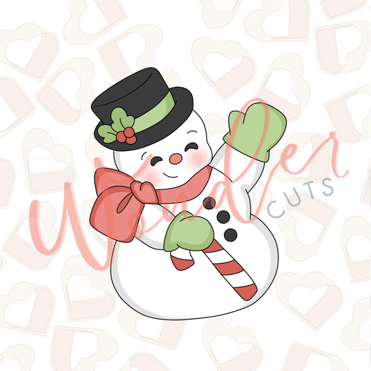 Vintage Snowman Cookie Cutter