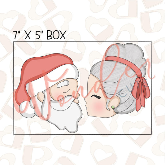 Claus Silhouettes Set of 2 Cookie Cutter
