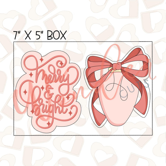 Merry & Bright Set of 2 Cookie Cutter