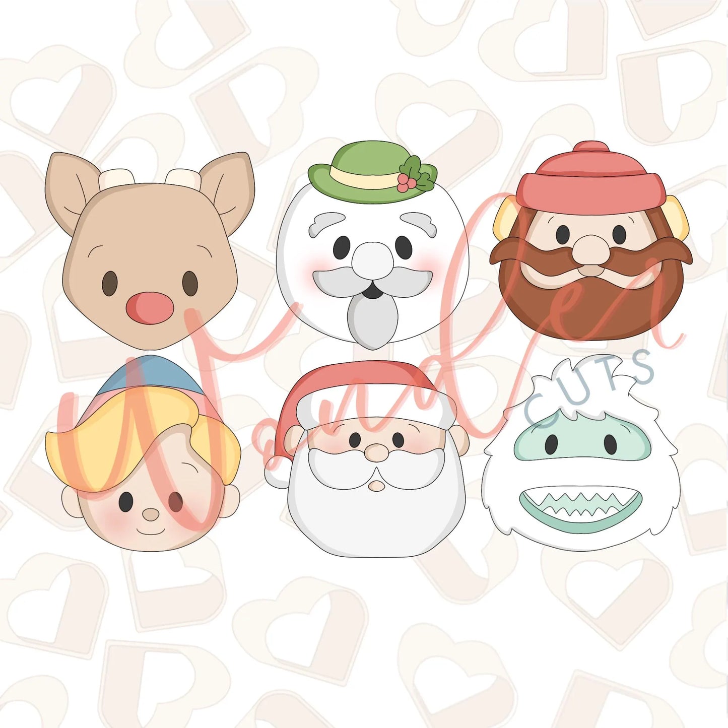 Classic Character Christmas Set of 6 Cookie Cutter