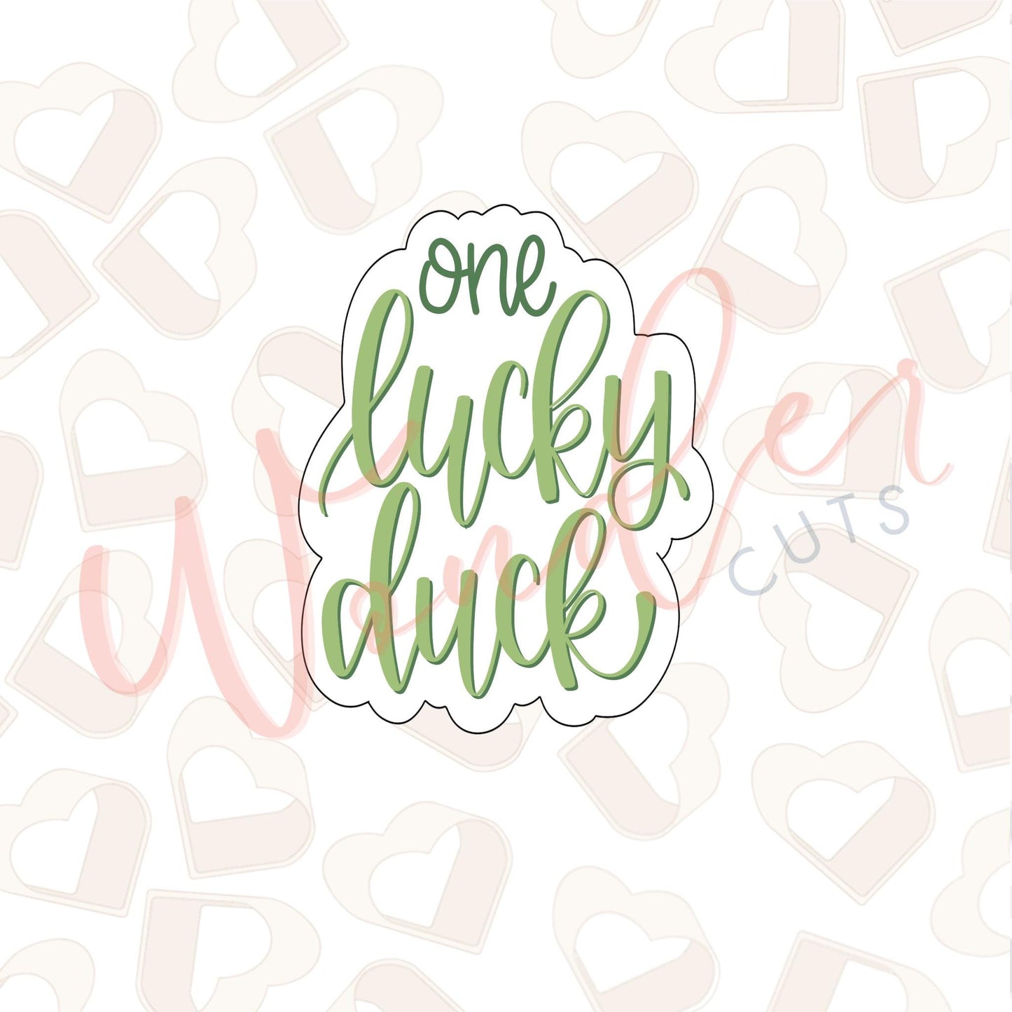 One Lucky Duck Cookie Cutter