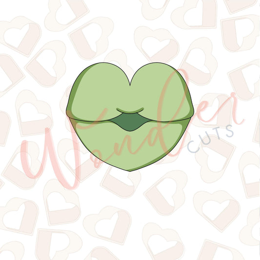 Heart Lips Cookie Cutter
