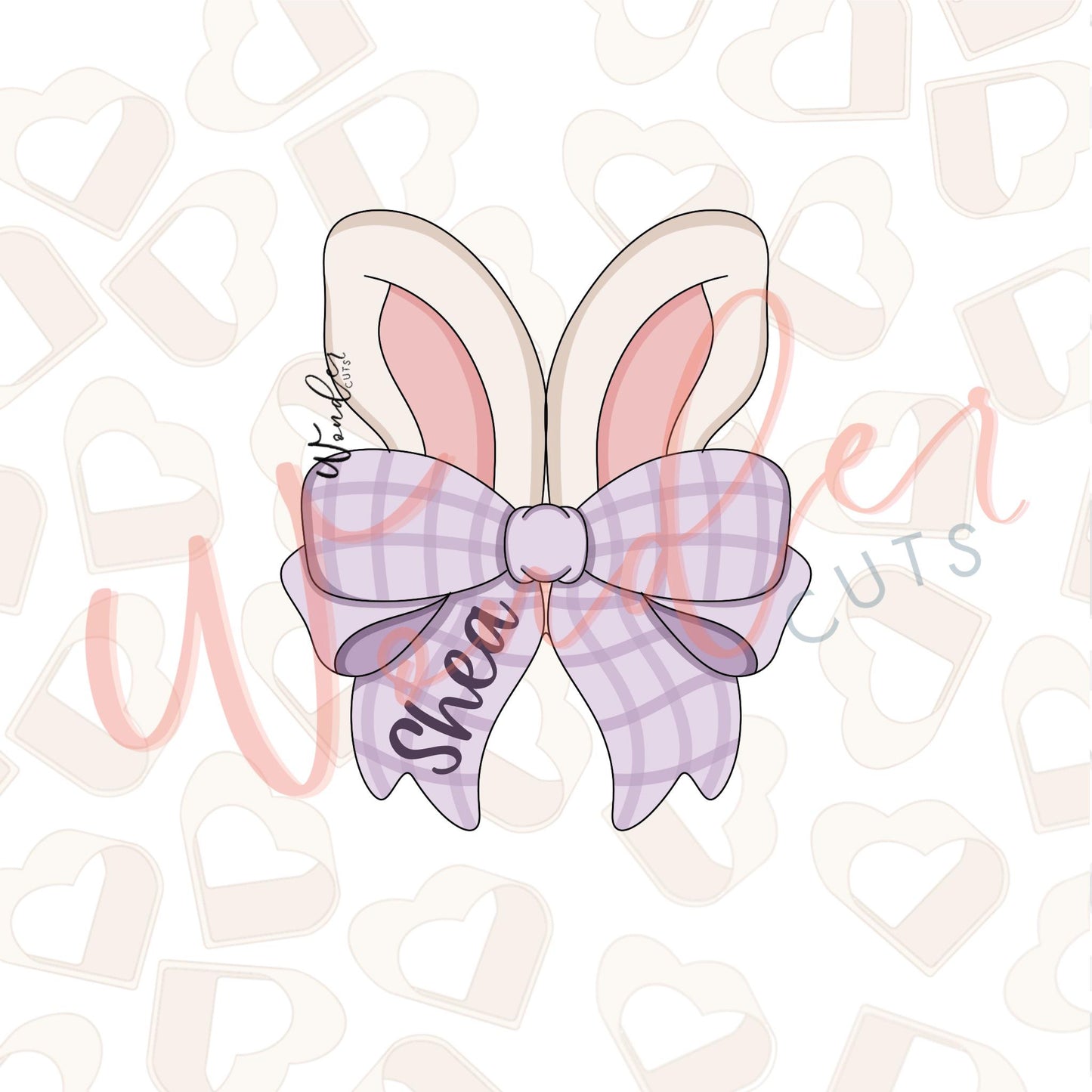 Bunny Bow Cookie Cutter