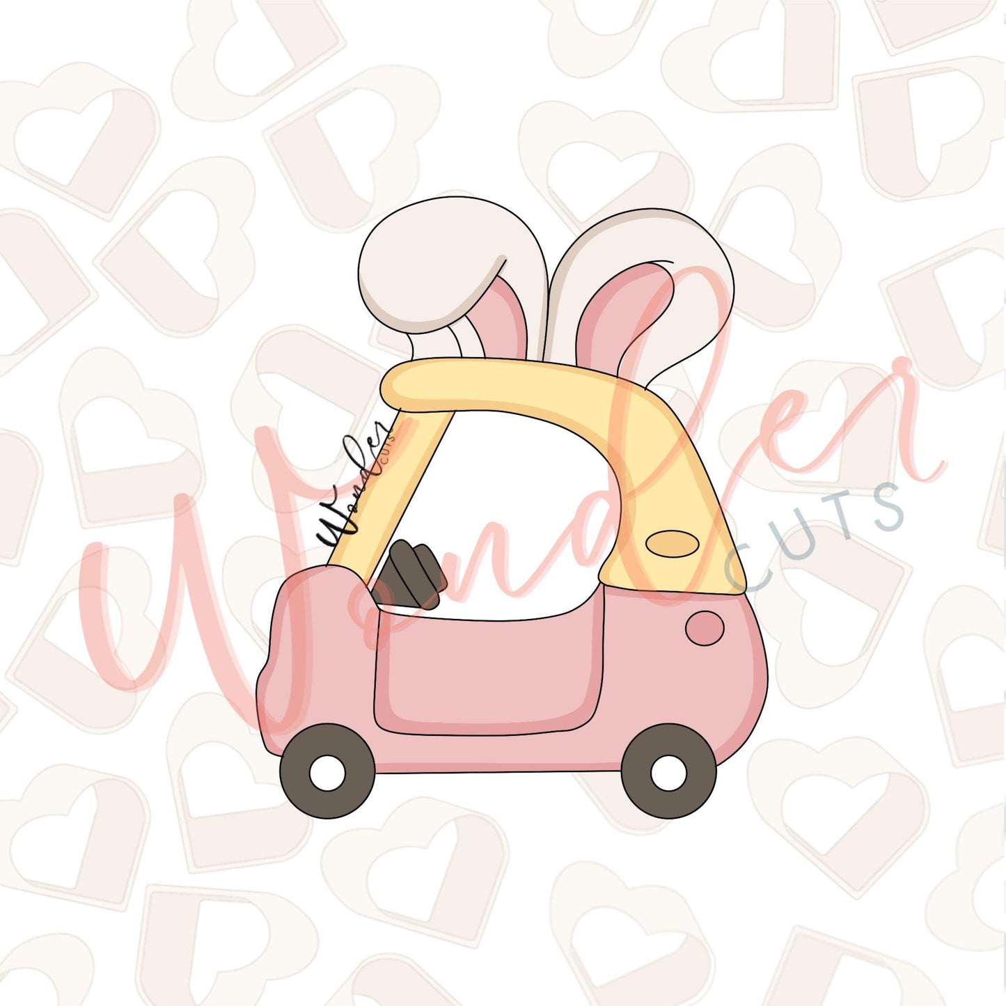 Easter Tot Car Cookie Cutter