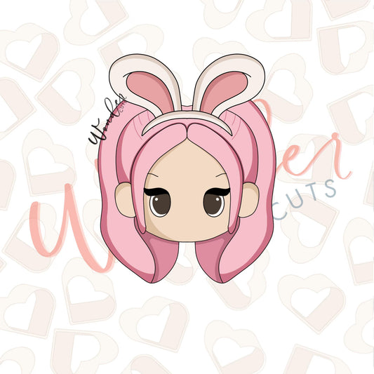 Easter Pop Idol Girl 3 Cookie Cutter