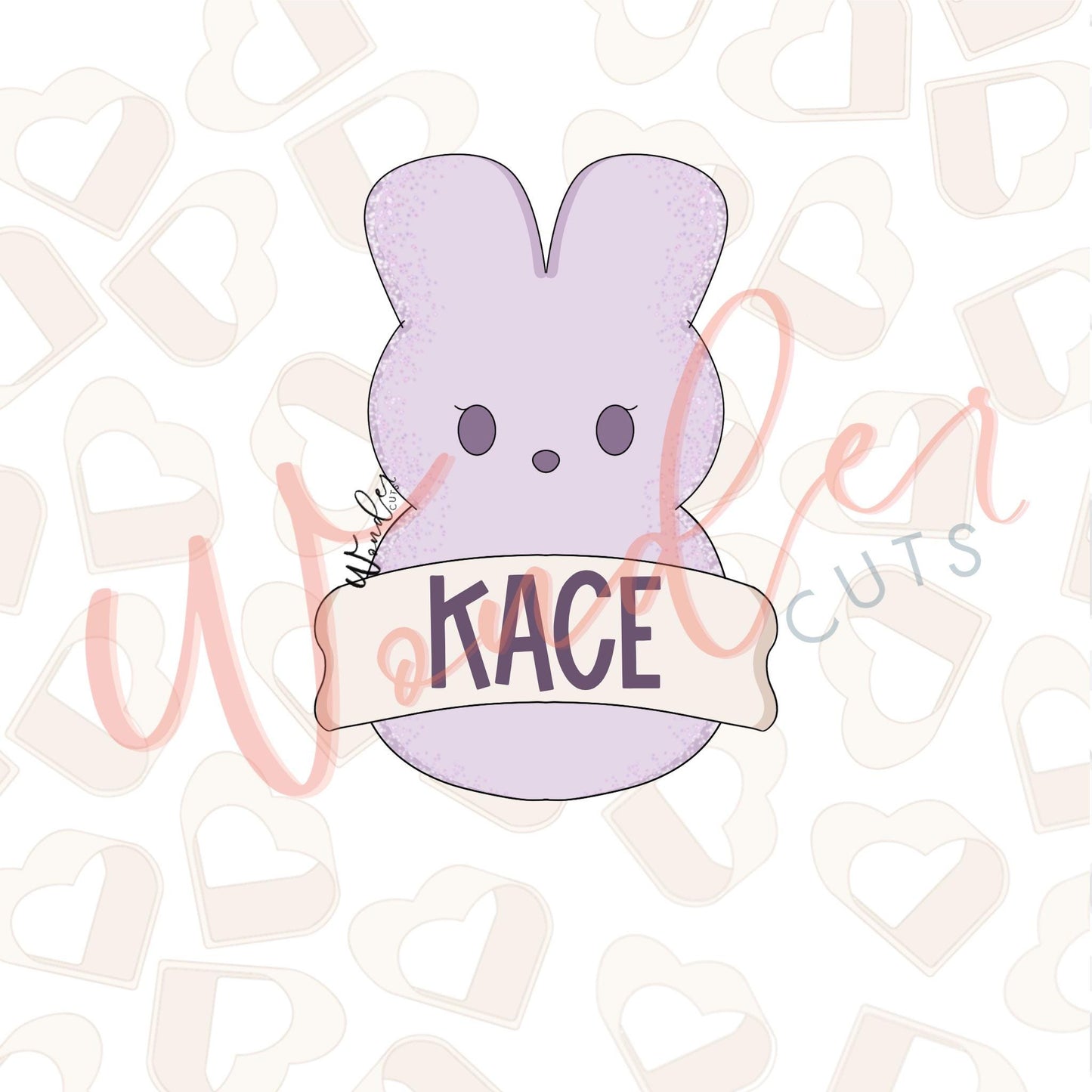 Banner Mallow Bunny Cookie Cutter
