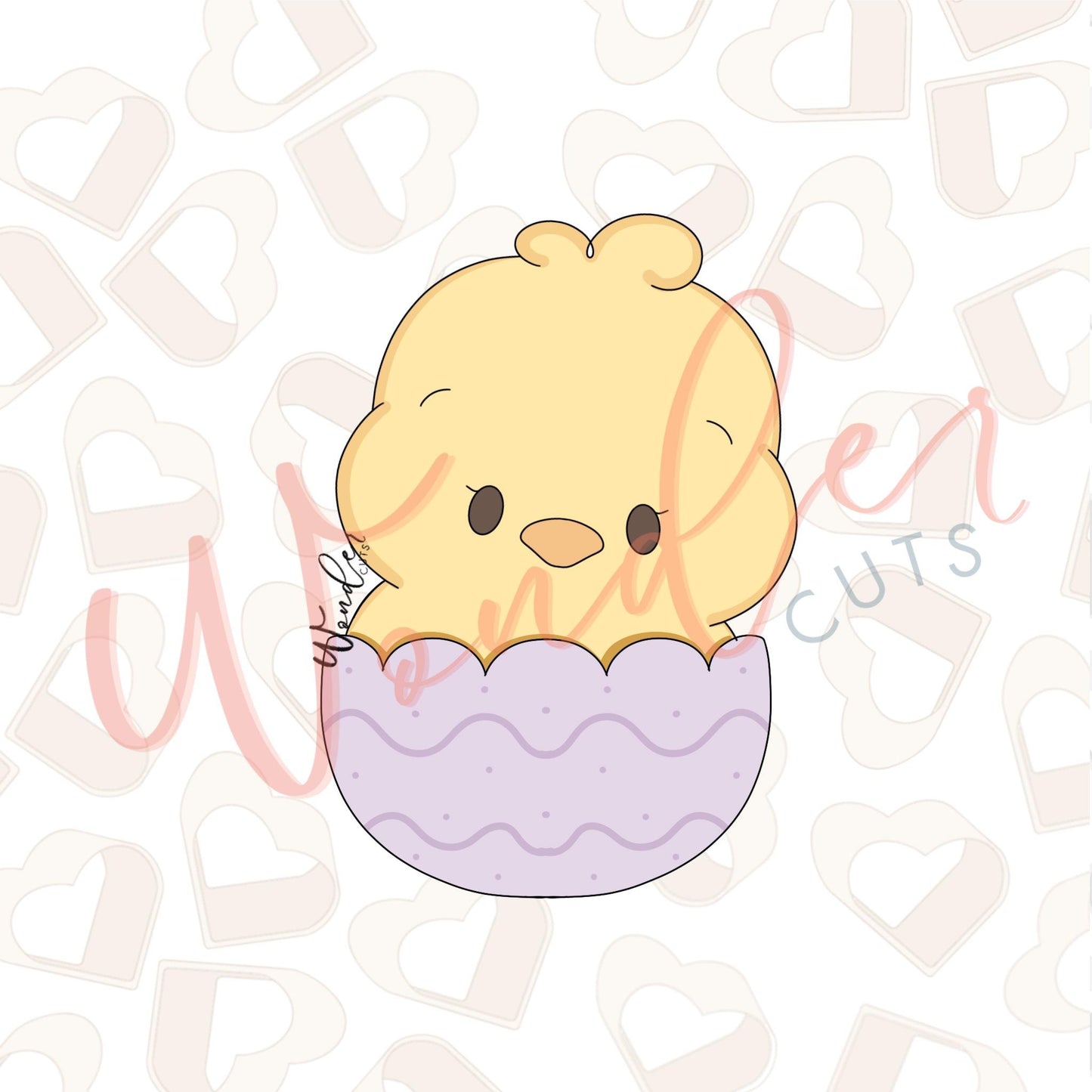 2026 Chick in Egg Cookie Cutter