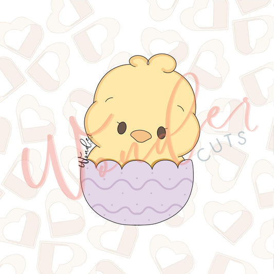 2026 Chick in Egg Cookie Cutter