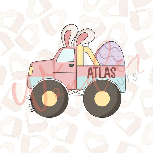 Easter Monster Truck Cookie Cutter