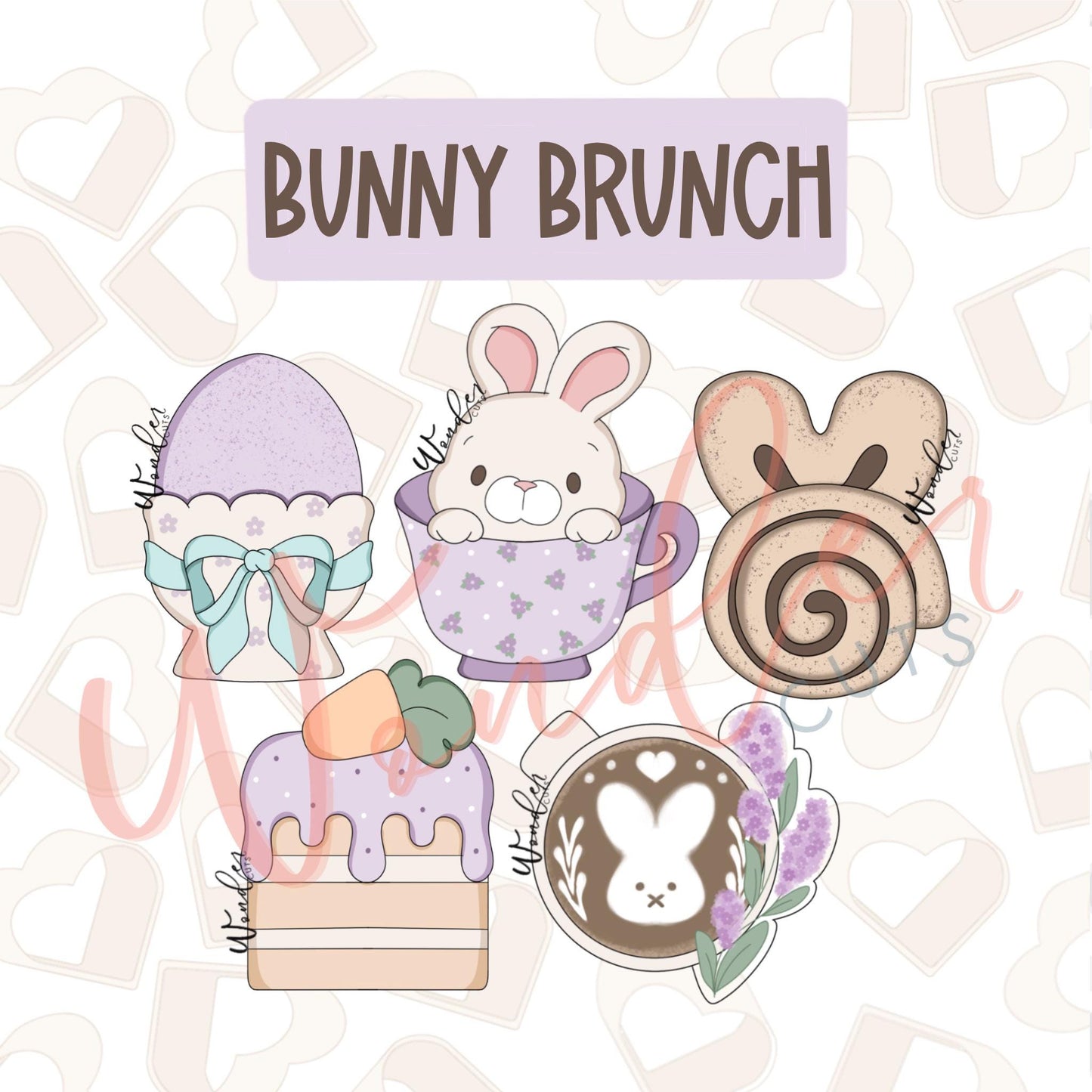 Bunny Brunch Cookie Cutter