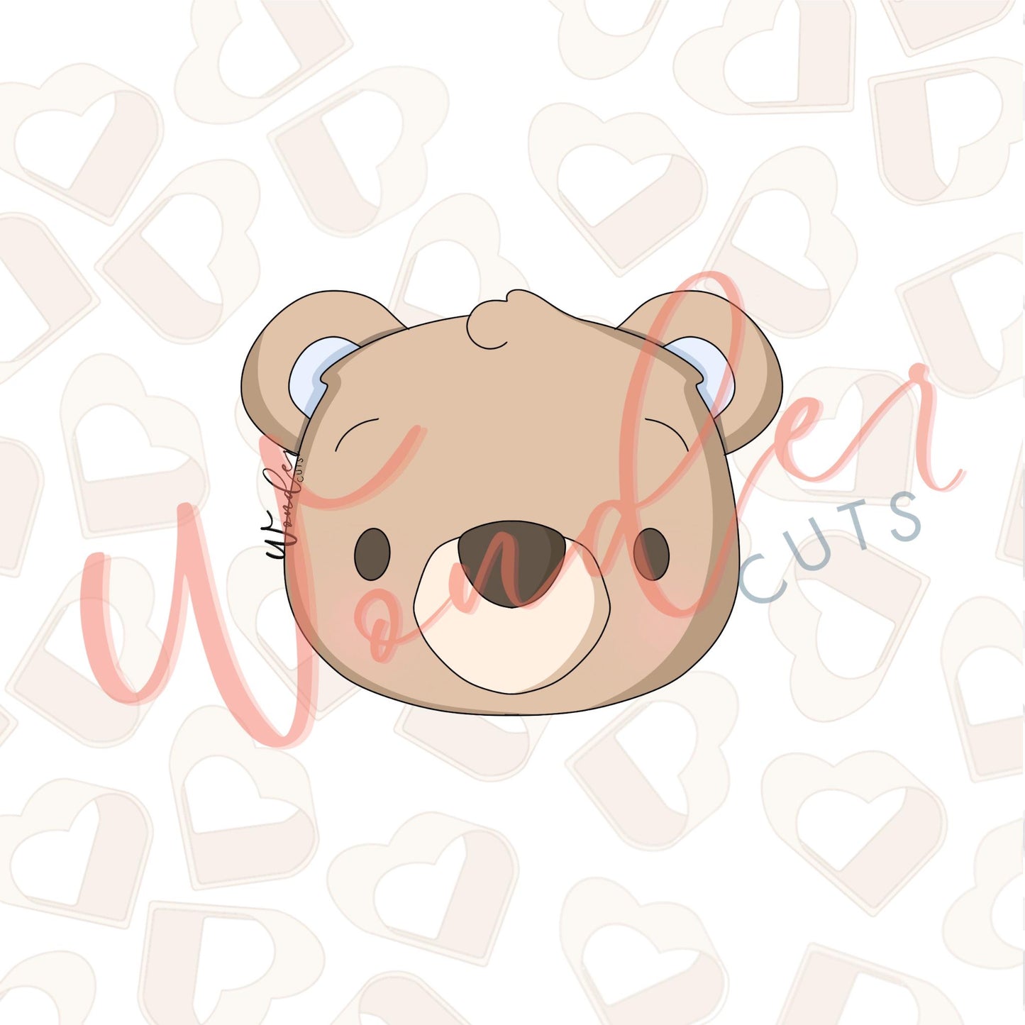 Teddy Bear Head Cookie Cutter