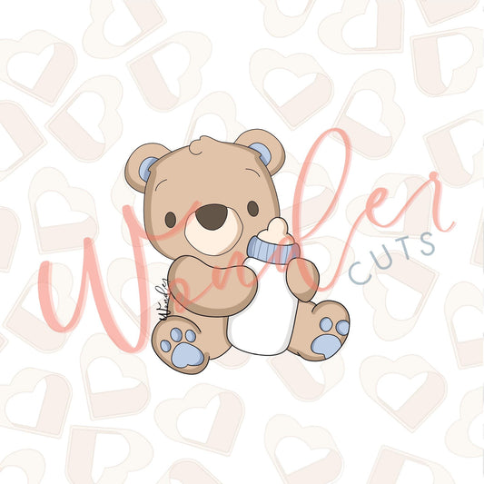 Bear with Bottle Cookie Cutter