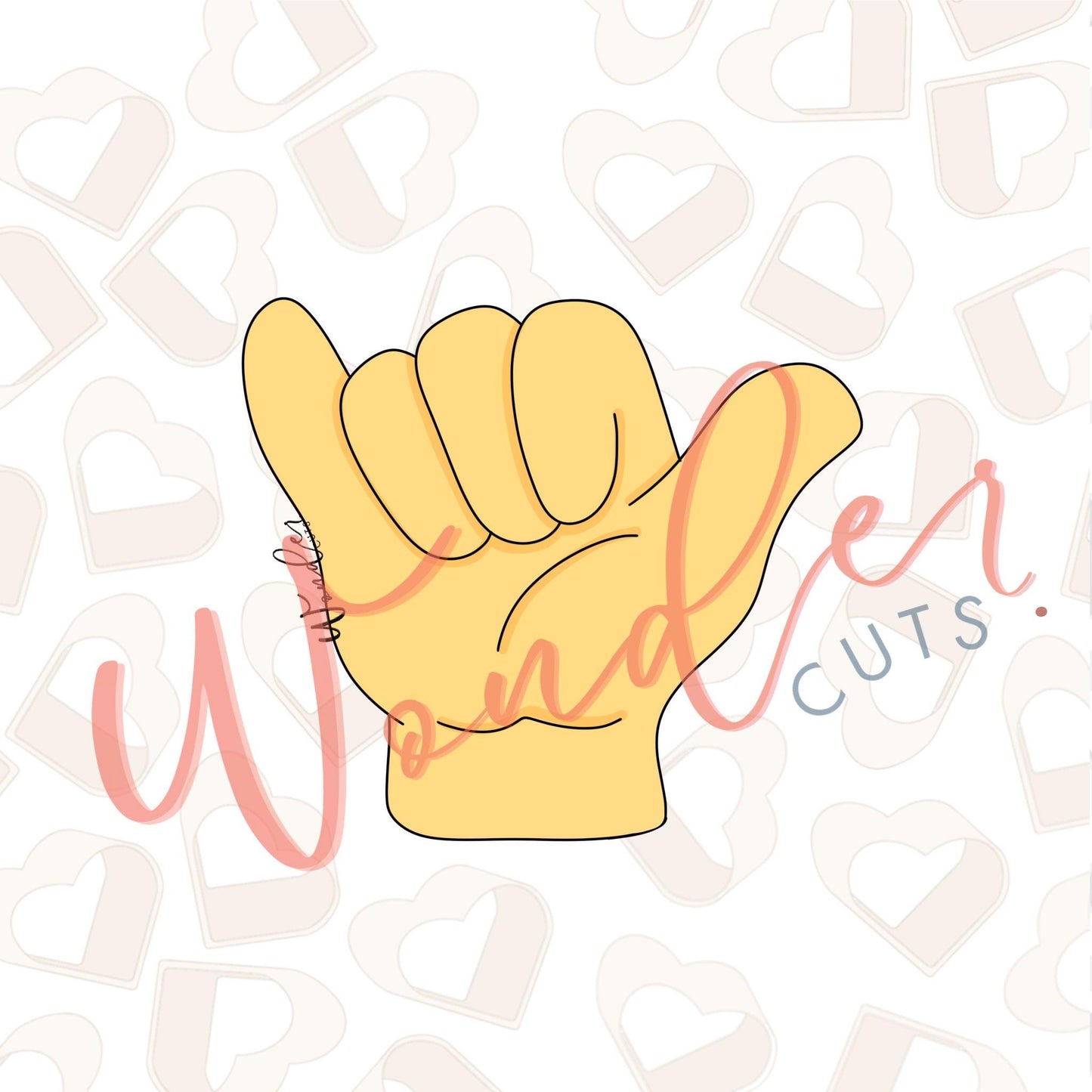 Shaka Hand Cookie Cutter