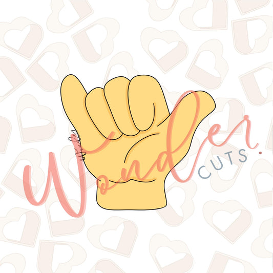 Shaka Hand Cookie Cutter