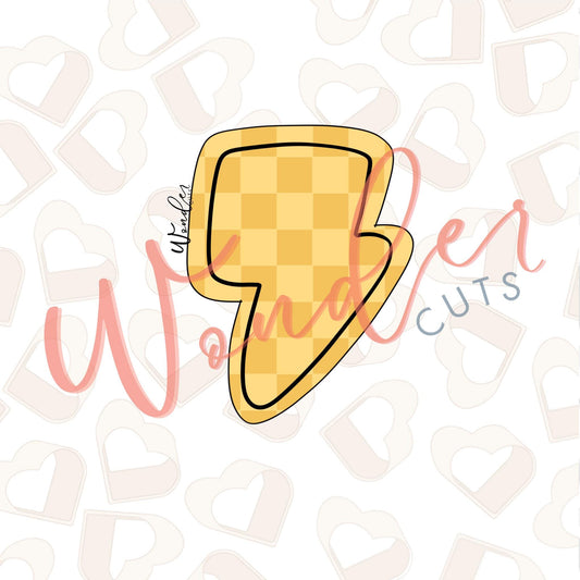 Chunky Lightning Bolt Cookie Cutter