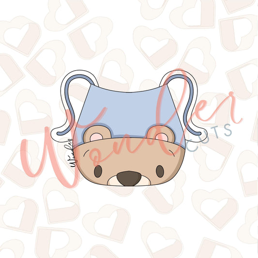 Bear Bib Cookie Cutter