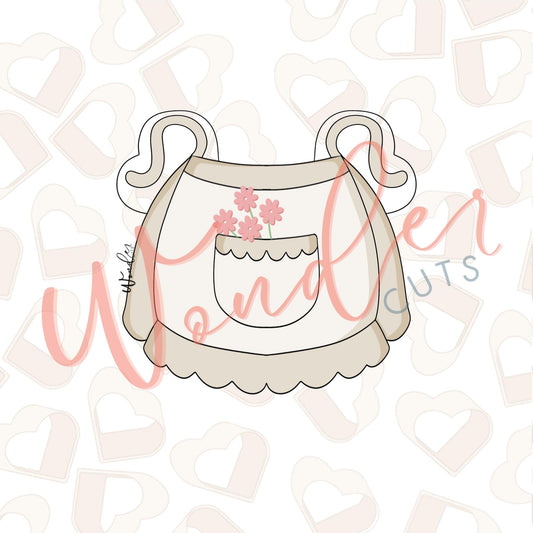 Rustic Apron Cookie Cutter