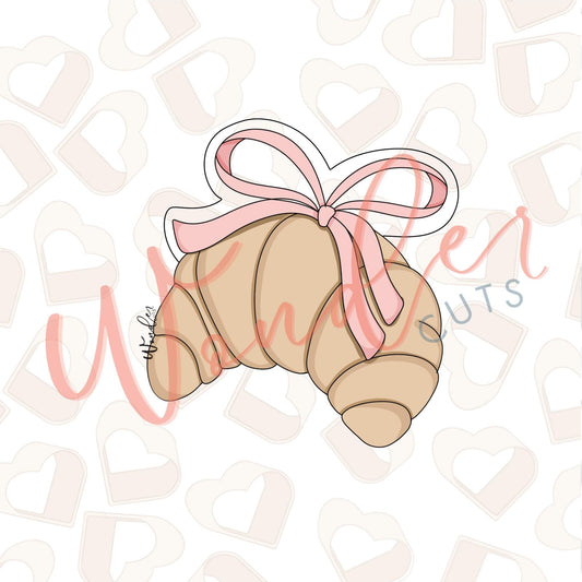 Bow Croissant Cookie Cutter