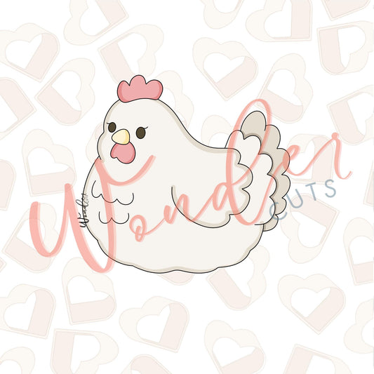 Chubby Chicken Cookie Cutter