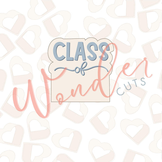 Class of 2 Cookie Cutter