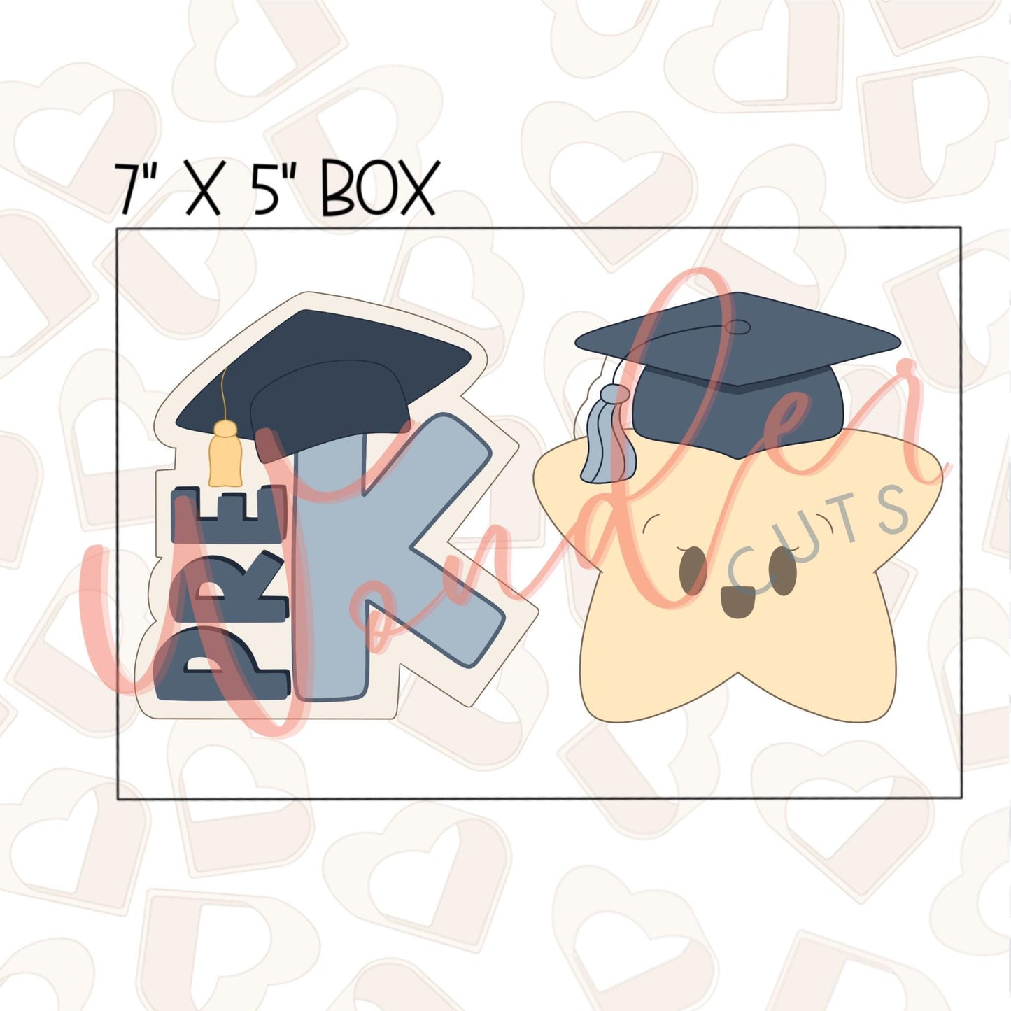 Pre-K Grad Set of 2 Cookie Cutter