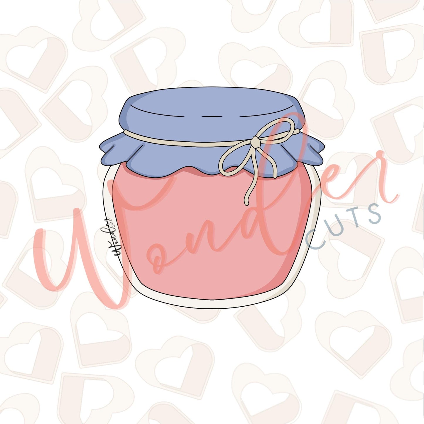 Rustic Jam Jar Cookie Cutter